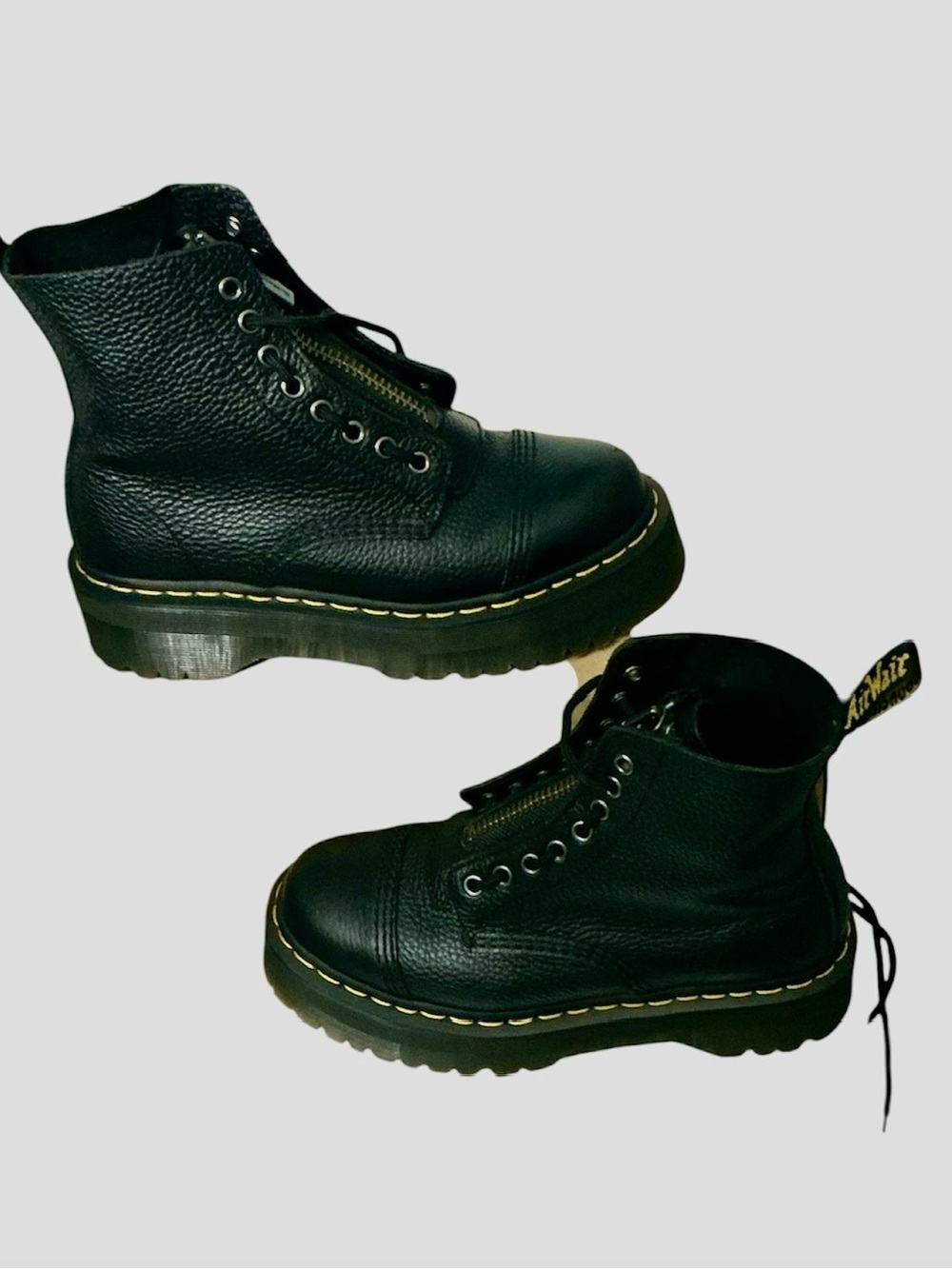 Dr. Martens Sinclair Front Zip Platform Combat Boot - Picture 6 of 15